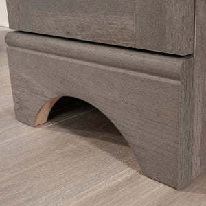 English Elm Computer Desk - Stylish Brown Finish With Ergonomic Design, Organized Storage & Compact Fit For Home Office B356P402765