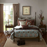 Madison Park Signature Beckett Traditional Bed MPS115-0058 Morocco Brown