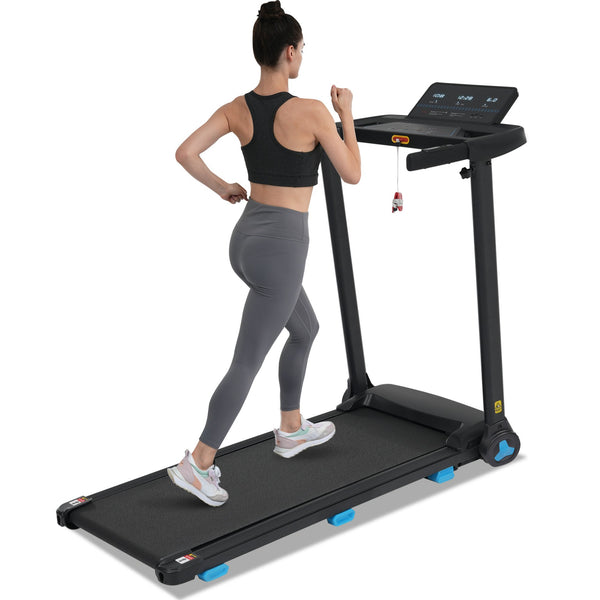 English Elm Treadmill Foldable Home Gym with 3hp Motor Incline Cushioned Belt and Bluetooth Speaker N728P337620B
