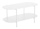 Pullman Coffee Table White 109432 Zuo Modern