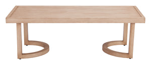 Zuo Modern Leto Coffee Table Brown - Modern Aluminum Design, Stylish & Versatile Addition For Any Space Brown Aluminum 704116-zuo-modern