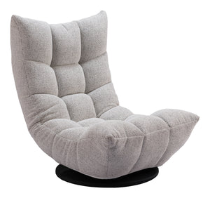 Down Go Swivel Chair Ash Gray 110257 Zuo Modern