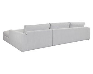 Sunpan Merrick Sofa Chaise - Stylish Comfort with Fully Upholstered Base, Modern Design for Any Space Right Arm Facing