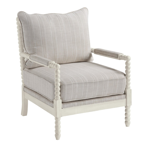 OSP Home Furnishings Camila Spindle Chair  Linen