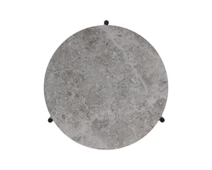 Sunpan Amalfi Coffee Table - Modern Outdoor Elegance with Durable Teak Wood Top and Black Aluminum Frame Small - 26W x 26D x 13.5H