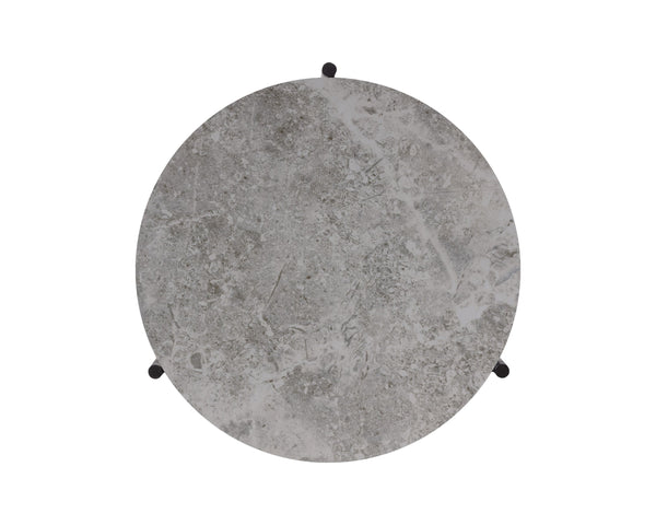 Sunpan Amalfi Coffee Table - Modern Outdoor Elegance with Durable Teak Wood Top and Black Aluminum Frame Small - 26W x 26D x 13.5H