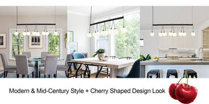 English Elm Broghan Modern 8-Light Globe Chandelier Matte Black with Frosted Glass Shades, Dimmable Smart Tunable White T3177P284032