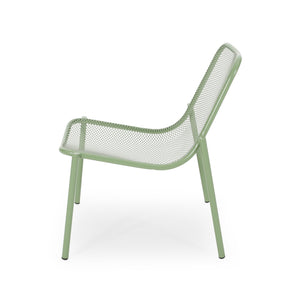 English Elm Christopher Knight Home® - KINCAID Hand-Crafted Iron Dining Chair Set of 2 with Durable Finish, Compact Modern Design, Assembly Required Green 65200.00GRN