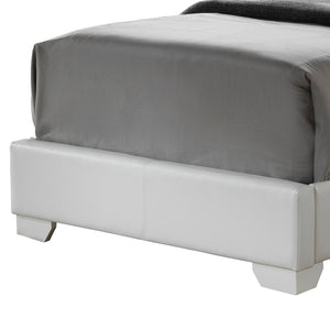 English Elm Charming Velvet Twin Bed with Hidden Storage Drawers, Casual Solid Frame, Easy Assembly Comfort White 4 L x 33 W x 44 H B078108091