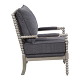 OSP Home Furnishings Abbott Chair Charcoal