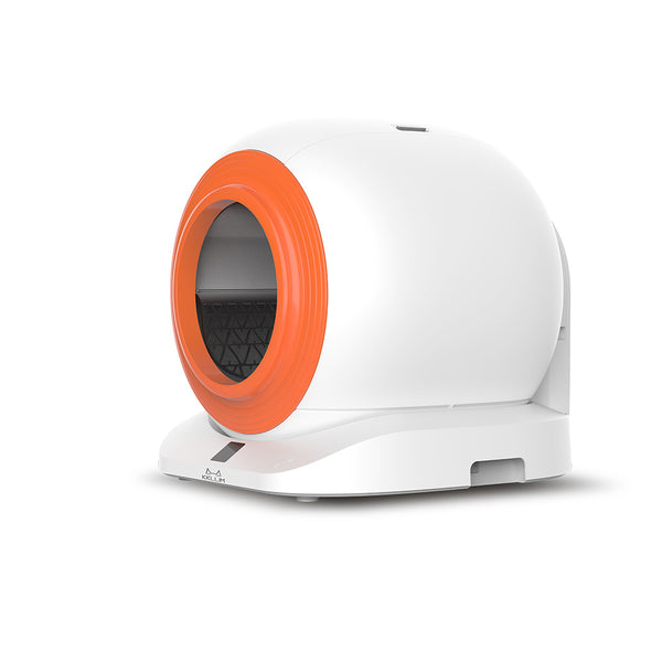 English Elm Smart Globe Self-cleaning Litter Box with App Control and 65l Spacious Interior W1264P197397