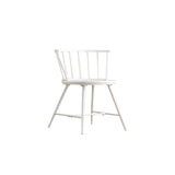 Homelegance By Top-Line Maverick Low Back Windsor Classic Dining Chairs (Set of 2) White Engineered Wood