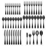 Lenox Cambridge Rhiannon Black Satin 45-Piece Flatware Set Metallic, BLACK METAL 505945CKW13DS