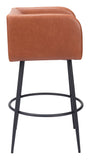 Horbat Barstool - Set of 2 Brown 109947 Zuo Modern