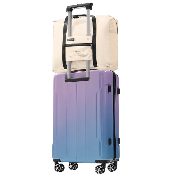 English Elm Luggage 3 Piece Polycarbonate Hardshell Set with Tsa Lock and Spinner Wheels for Travel N730P298383M