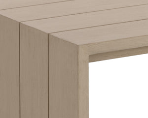 Sunpan Viga Coffee Table - Elegant Teak Wood Design for Modern Outdoor Spaces, Durable and Stylish Solution Drift Brown