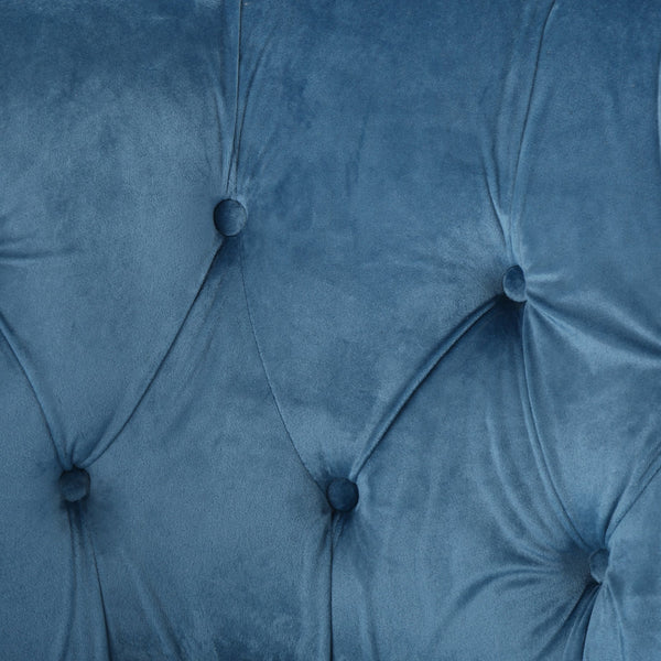 English Elm Christopher Knight Home® - CLUB Velvet Accent Chair with Kiln-Dried Legs — Plush Mid-Century Design, Compact Luxurious Seating Aqua 33.25 L x 29.75 W x 25 H 59259.00NVLTAQU