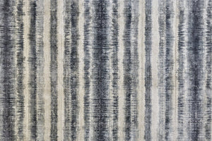 Feizy Rugs Mackay Hand Woven Viscose And Wool Low Pile Striped Rug For Luxurious Modern Home Decor Ivory,Blue Viscose,Wool Mky8824fnvy000e10