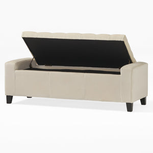 English Elm Guernsey Tufted Storage Ottoman with Lift Top Hidden Compartment for Living Rooms 59336.00NVLT