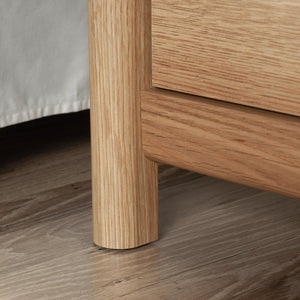 English Elm Night Stand - Compact Brown Finish Storage With Durable Engineered Wood For Stylish Bedroom Solutions B356P402754