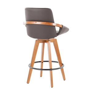 English Elm Dining/accent Chair Solid Wood Tapered Legs Cream Upholstery Mid-century Modern Seating B202P471197