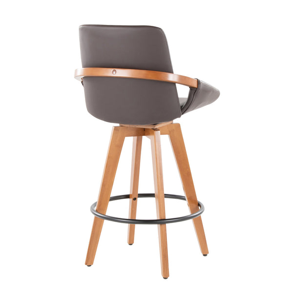English Elm Dining/accent Chair Solid Wood Tapered Legs Cream Upholstery Mid-century Modern Seating B202P471197
