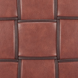 Zuo Modern Zare Ottoman Brown – Chic Faux Leather Design, Durable Construction For Modern Hospitality Spaces Brown 100% Polyurethane,Mdf,100% Polypropylene 110767-zuo-modern