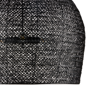 Piero Black Chandelier - Elegant Satin Finish, Textured Iron Design for Bohemian Home Décor Style