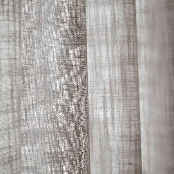 English Elm 2-piece Pinch Pleat Poly Linen Curtain Panels Tailored Formal Drape for Any Room Grey B035P482986