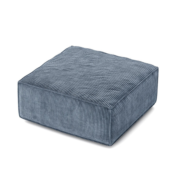English Elm Sectional Sofa Ottoman Cloud Cushion Modular Set for Living Room in Dark Grey W3147P277228