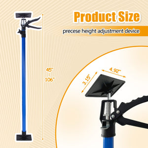 English Elm 360° Swivel Metal Support Rod Set with Tilt Lock Quick Release and Non-slip Grip Pads W1422P325954