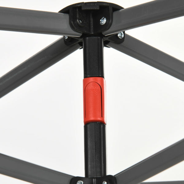 English Elm Outsunny 10' X 10' Pop Up Canopy Tent With Mesh, Instant Sun Shelter For Outdoor Events & Picnics W2225P174232-GIGA