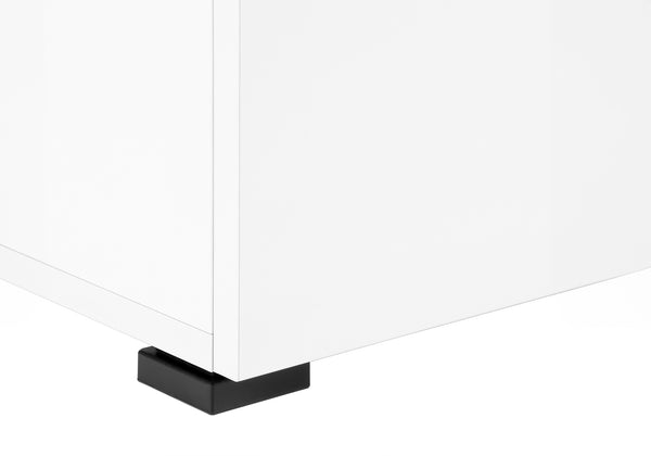 English Elm Computer Desk For Home Office - Reversible Setup, Integrated Storage, Modern Design, Easy Assembly B2710P219873