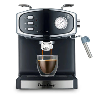 English Elm Plum 20 Bar Espresso Machine with Steam Wand Pressure Gauge and 54oz Water Tank W1002P478431