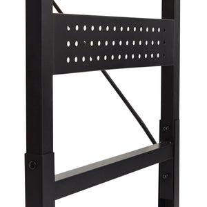 English Elm 48''adjustable Rolling Workbench Steel Frame Pegboard Outlets Garage Workshop W1162P223029