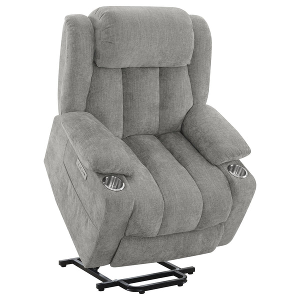 English Elm Beca Power Lift Recliner with Usb Port Tufted Polyester Upholstery for Living Room B062P466843