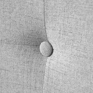 English Elm Wooden Modern Fabric Upholstered Dining Chairs Set of 4 – Farmhouse Style, Padded Seats & Solid Wood Legs Beige+Natural N752P294998D