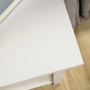 English Elm Dresser, Elegant White Finish With 4 Extra-Deep Drawers – Stylish Storage For Any Room Decor B356P402774