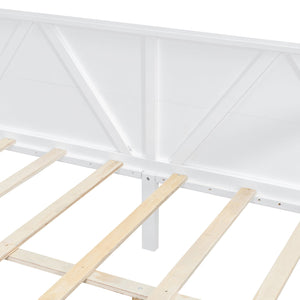 English Elm Twin Daybed Frame Solid Pine Sofa Bed for Guest Room Studio or Teen Bedroom White N708P266726K