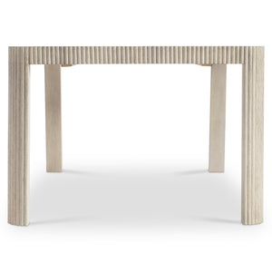 Bernhardt Bernhardt Lucerne Wire-brushed Oak Extendable Dining Table with Reeded Detail 393222