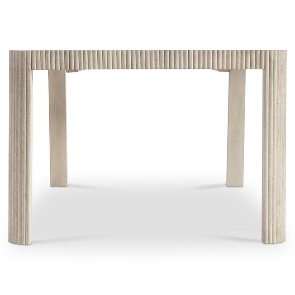 Bernhardt Bernhardt Lucerne Wire-brushed Oak Extendable Dining Table with Reeded Detail 393222