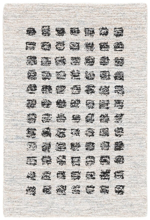 Safavieh Ebony 203 Checkered Hand Tufted Modern Rug Beige / Black 8' x 10'