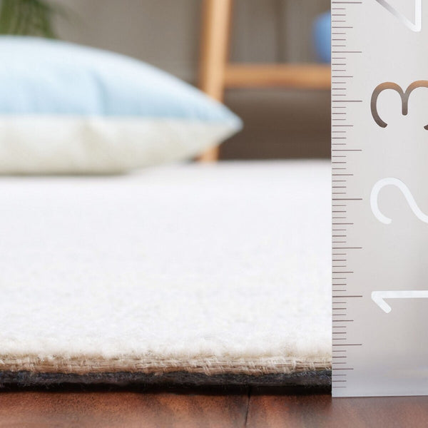 Safavieh Ebony 353 EBN353 Hand Tufted  Rug Light Grey / Ivory EBN353F-8