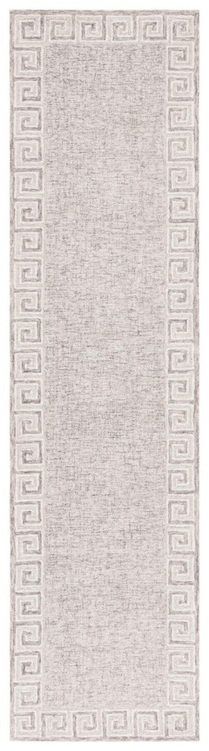 Safavieh Ebony 354 EBN354 Hand Tufted  Rug Dark Grey / Ivory EBN354G-8