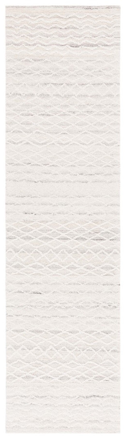 Safavieh Ebony 356 EBN356 Hand Tufted  Rug Light Grey / Ivory EBN356F-8