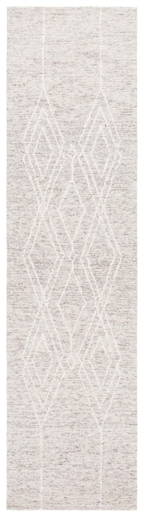 Safavieh Ebony 357 EBN357 Hand Tufted  Rug Grey / Ivory EBN357G-8