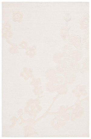 Safavieh Ebony 504 Hand Tufted Modern Rug Ivory 6' x 6' Square