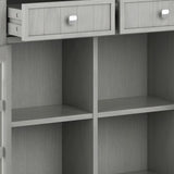 Acadian Entryway Storage Cabinet Fog Grey B136P158293 Hearth and Haven