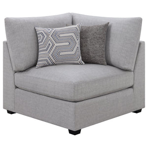 English Elm Lafayette Modular Sectional Sofa Six Piece Feather Down Cushions Contemporary Living Room B062S01447