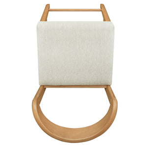 English Elm Christopher Knight Home® - Solid Rubber Wood Counter Stools Set Of 2 - Natural Oak & Beige Upholstery For Modern Comfort N771P292086Q